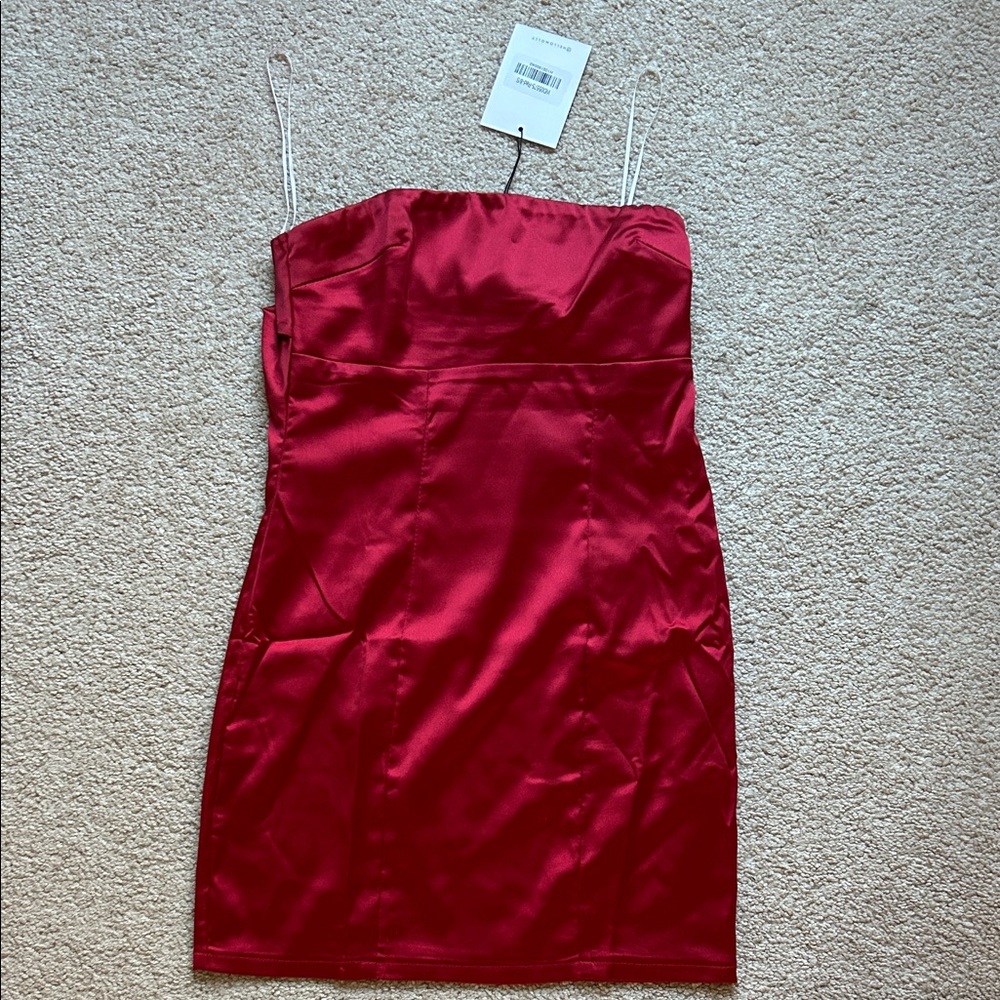 Brand New Hello Molly Strapless Scarlet Dress